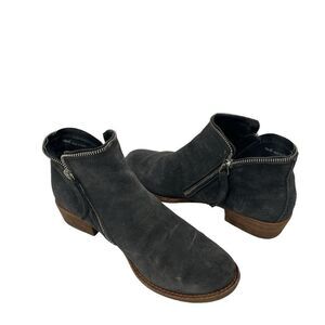 Dolce Vita Sofiya suede dark gray zipper around style booties size 8.5 3x$15